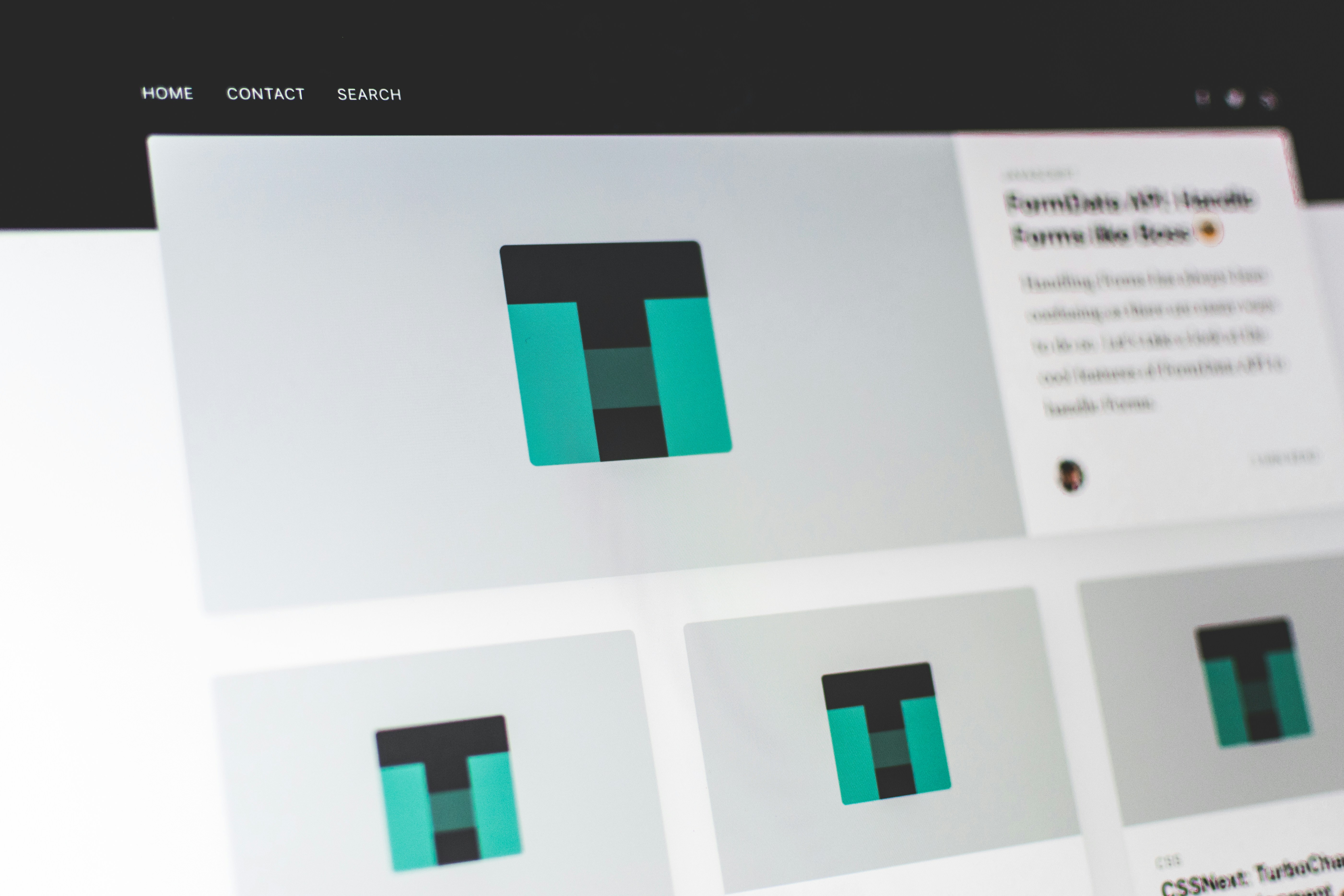 Web page mockups