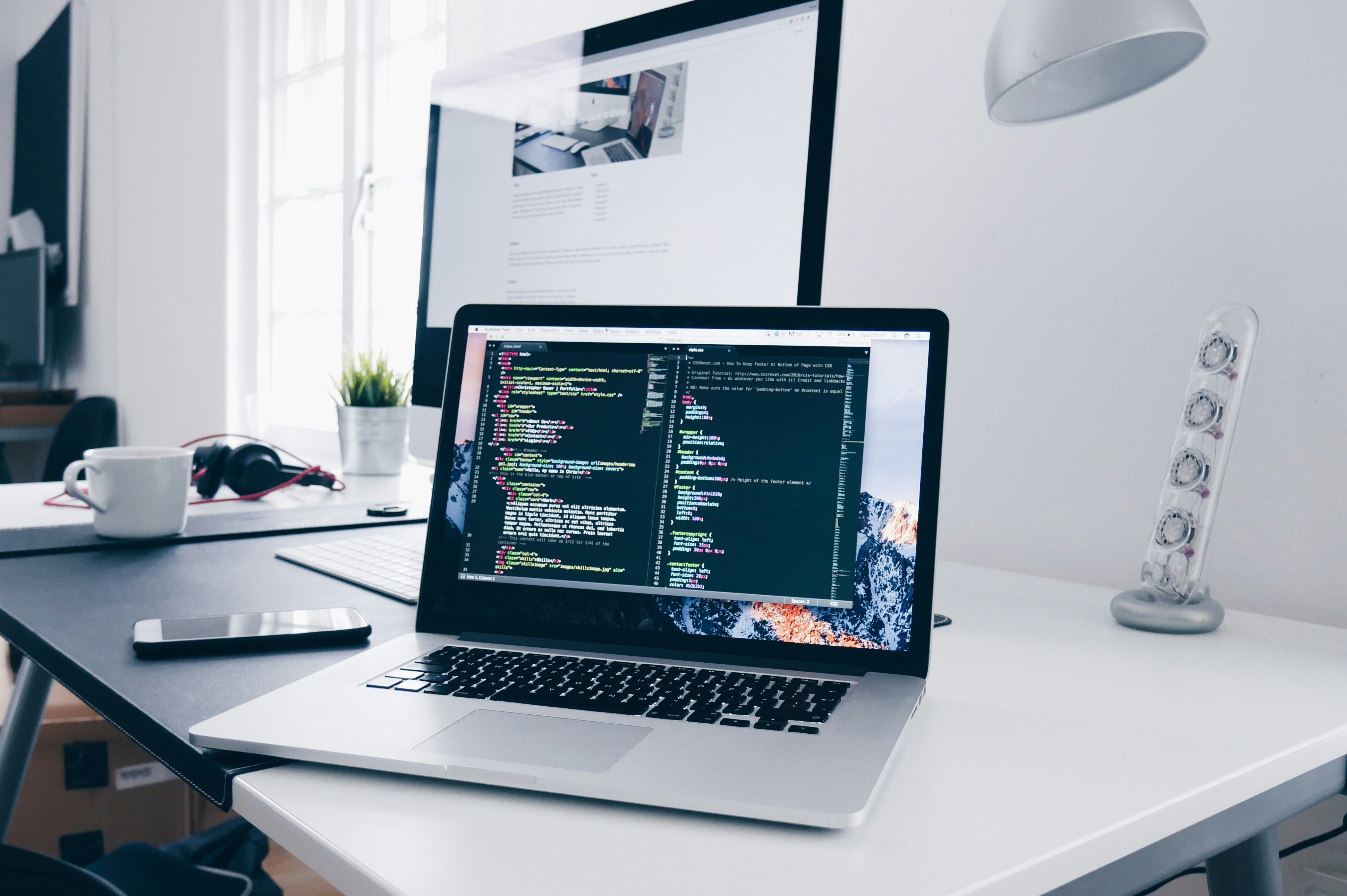 Web design setup